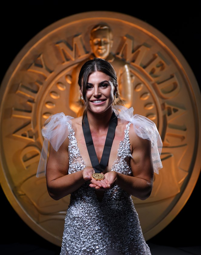Dally M Winner: Still just 23, Sergis has proven to be a star of the NRLW, having claimed the Dally M Medal in 2019.