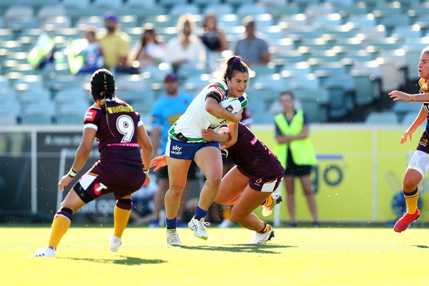 Powerful: Former New Zealand Warrior Samantha Economos will add plenty of strike through the middle of the park.