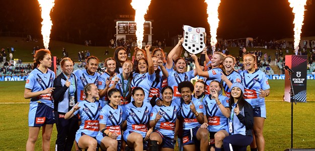 NRL.com: Taylor's Double Helps Cavallaro's Blues Claim U19s Womens Origin for 2022