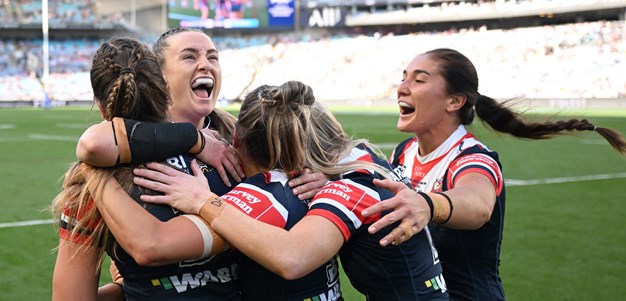 Roosters hold off Sharks to claim NRLW title