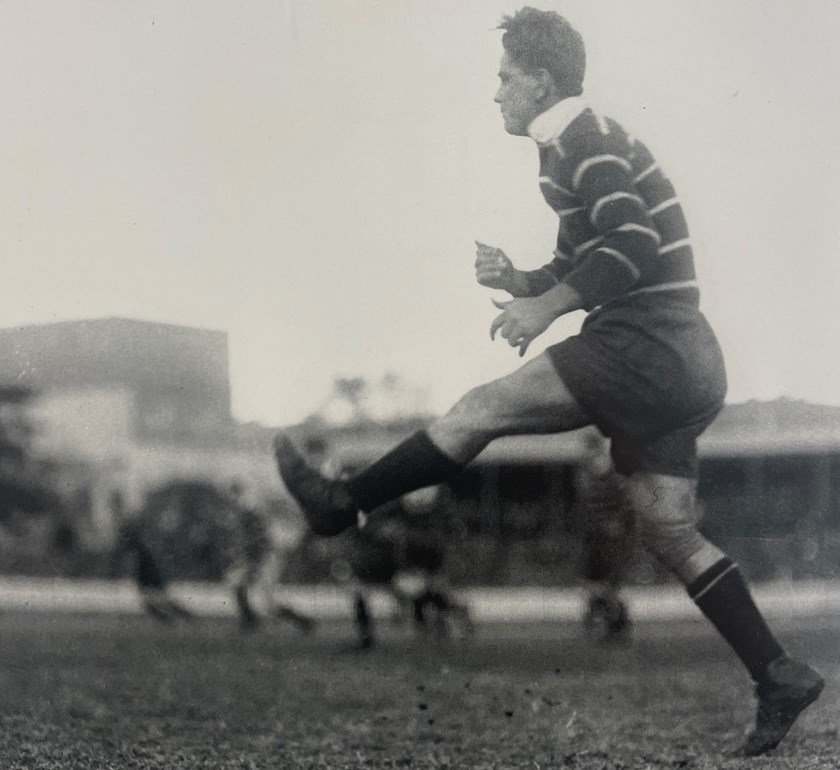 Sharpshooter: Arthur Oxford was one of the great goalkickers after World War I, playing seven seasons at the Club and kicking three goals to sink Souths - his former club - in the 1923 decider.