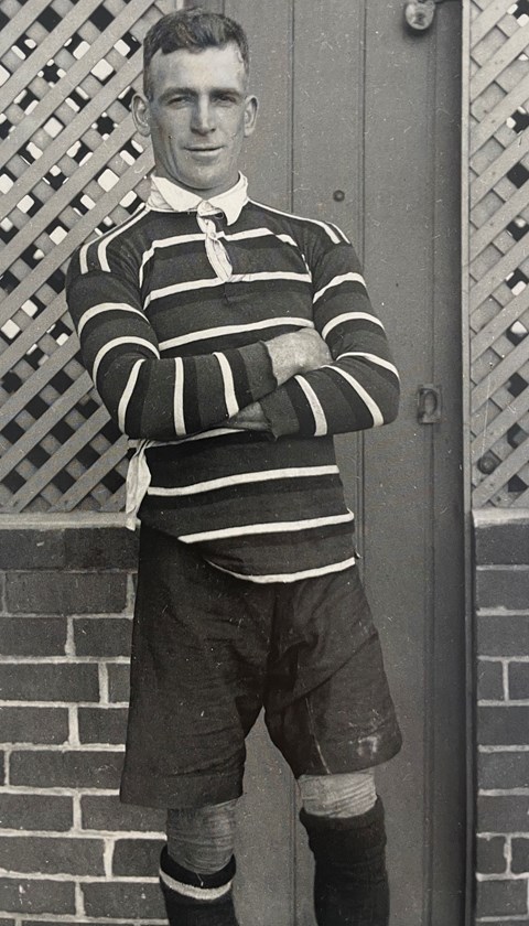 Inaugural Rooster: Winger Dan Frawley was one of the first players to line up for Eastern Suburbs in 1908, and was an integral member of the 1911-1913 Premiership winning sides, playing 76 games across eight seasons for the Club.