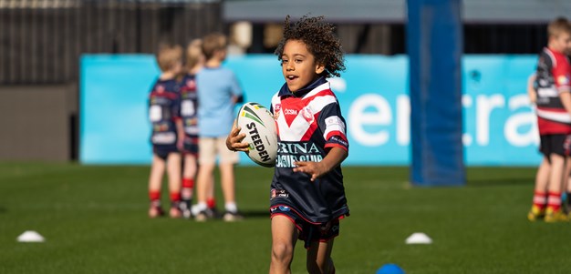 Kids on the Coast: Roosters Junior Clinic Kicks-Off Winning Weekend