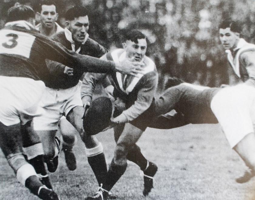 Dependable: Half Wally O'Connell was a reliable mainstay in the Easts sides from 1942-1948, stepping in as captain and helping guide the side to a ninth Premiership in 1945.