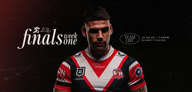 24 Hour Update : Finals Week 1 NRL Line Up vs Panthers