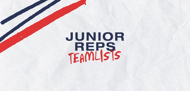 Junior Representative Teamlists for Round 3 Announced