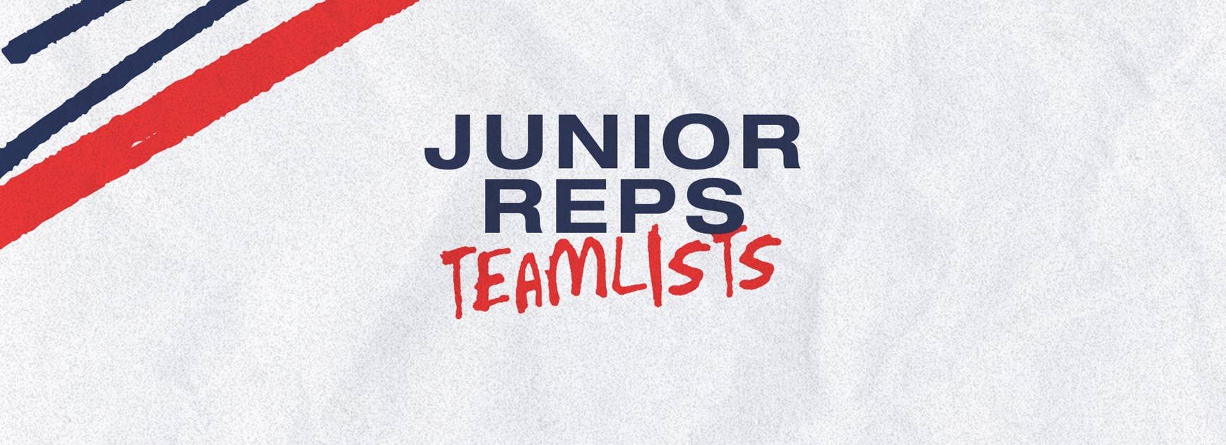 Junior Representative Teamlists for Finals Week 1 Announced