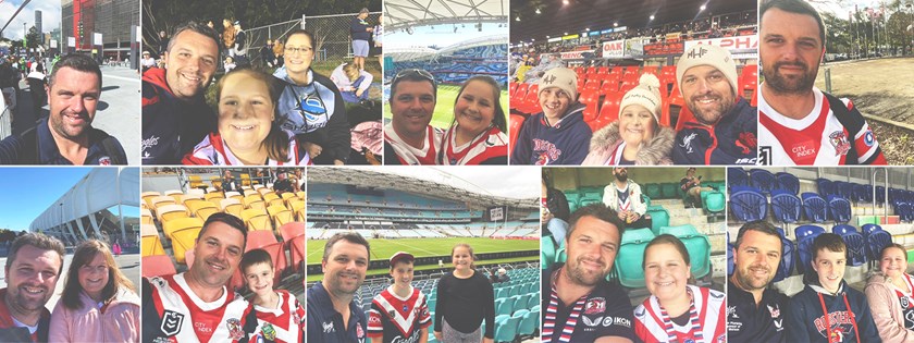 On Tour: Ben Small and his young family travelled across Australia last season, going from Brisbane, the Gold Coast and Mackay to Canberra, Newcastle and Melbourne from the pre-season to finals.