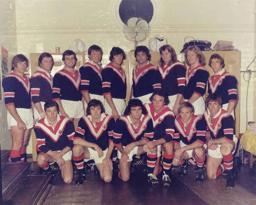 Standing: Elwyn Walters, Grant Hedger, Ian Mackay, Ron Coote, Bill Mullins, Arthur Beteson (Captain), Des O’Reilly, Ian Schubert, Barry ‘Bunny’ Reilly
Kneeling: John Rheinberger, John Brass, Kevin Stevens, Bruce Pickett, Johnny Mayes, John Peard