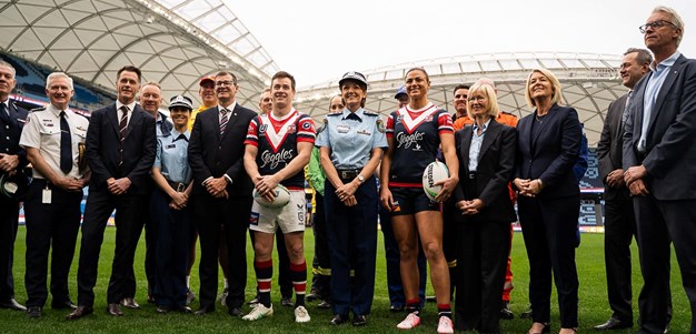 Sydney Roosters Emergency Services Event Media Conference