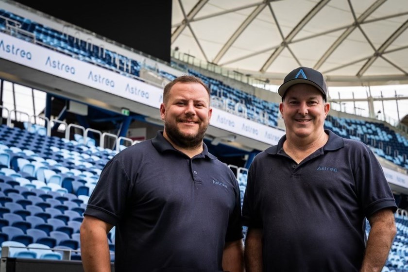 Astrea Managing Director Laurence Mead and General Manager Scott Deveridge
